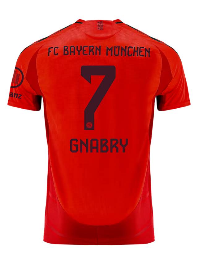 Bayern München herren authentic trikot home 24-25 – 7 serge gnabry Trikots - Exklusive Auswahl