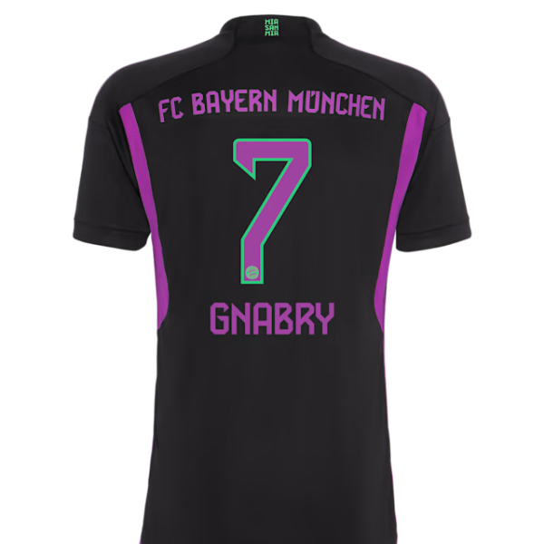 Bayern München kinder trikot away 23-24 – 7 serge gnabry Trikots - Exklusive Auswahl