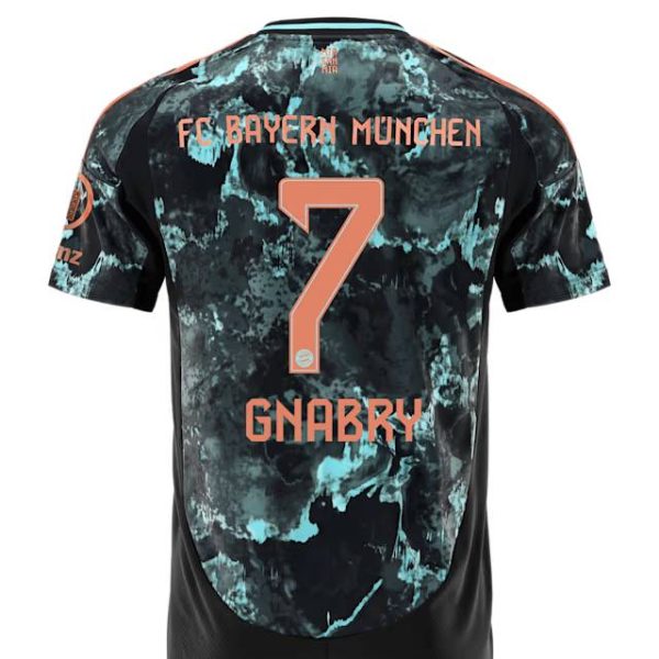 Bayern München kinder trikot away 24-25 – 7 serge gnabry Trikots - Exklusive Auswahl