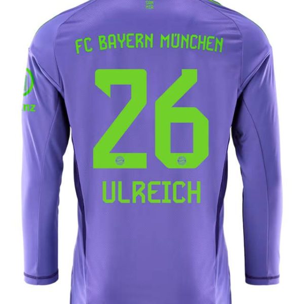 Bayern München herren langarm trikot torwart 24-25 – 26 sven ulreich Trikots - Exklusive Auswahl