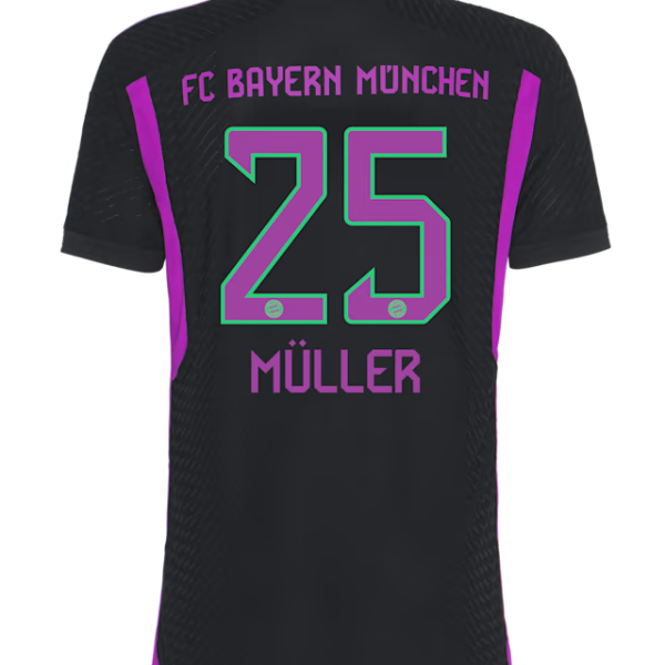Bayern München herren authentic trikot away 23-24 – 25  thomas muller Trikots - Exklusive Auswahl