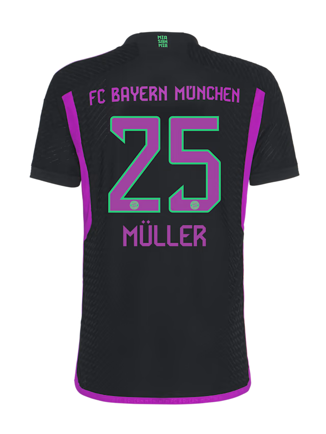 Bayern München herren authentic trikot away 23-24 – 25  thomas muller Trikots - Exklusive Auswahl