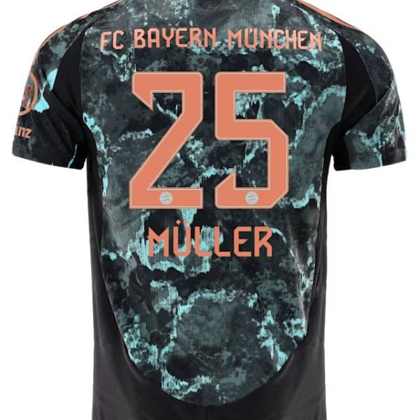 Bayern München herren authentic trikot away 24-25 – 25 thomas müller Trikots - Exklusive Auswahl
