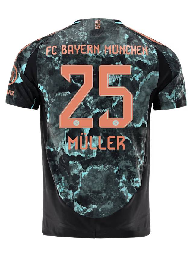 Bayern München herren authentic trikot away 24-25 – 25 thomas müller Trikots - Exklusive Auswahl