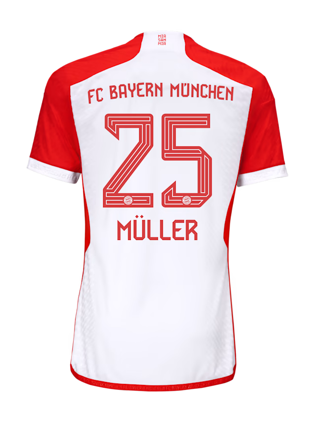 Bayern München herren authentic trikot home 23-24 – 25  thomas muller Trikots - Exklusive Auswahl