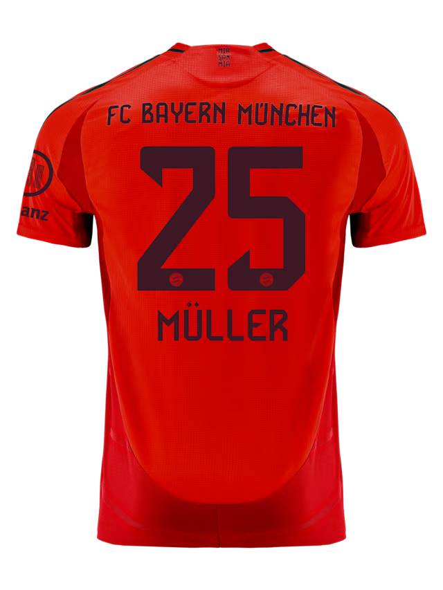Bayern München herren authentic trikot home 24-25 – 25 thomas müller Trikots - Exklusive Auswahl