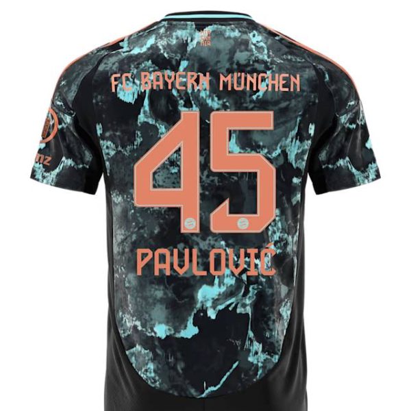 Bayern München kinder trikot away 24-25 – 45 aleksandar pavlović Trikots - Exklusive Auswahl