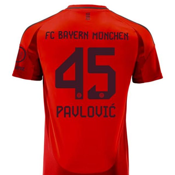 Bayern München kinder trikot home 24-25 – 45 aleksandar pavlović Trikots - Exklusive Auswahl
